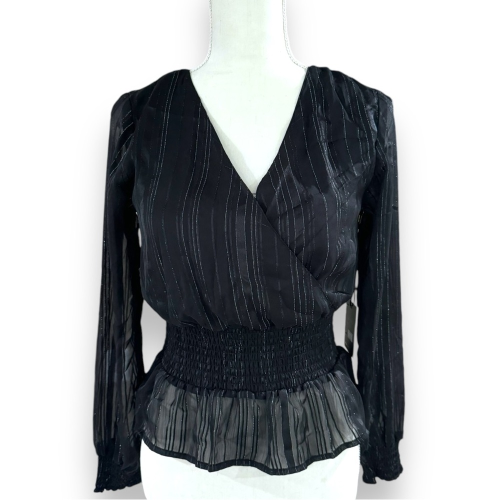 Japna NWT Black Blouse XS